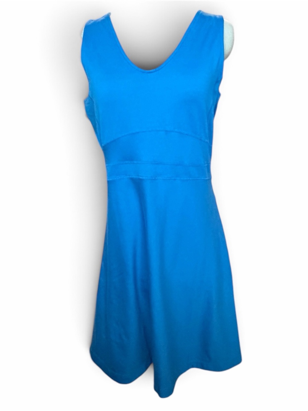 Title Nine Dream V Neck Dress blue M